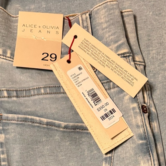 Alice and Olivia BEAUTIFUL WIDE LEG JEAN - Picture 10 of 12